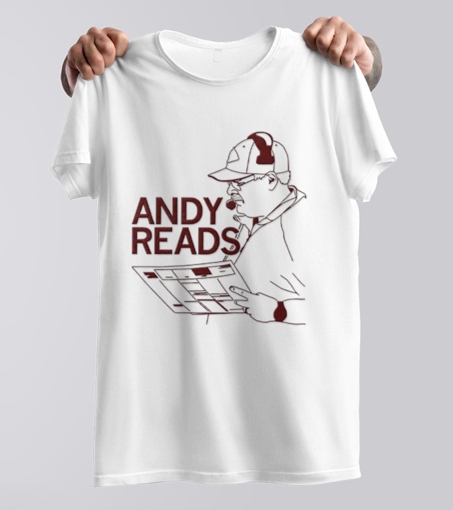 Andy Reads Kansas City Chiefs Coach Andy Reid T-Shirt
