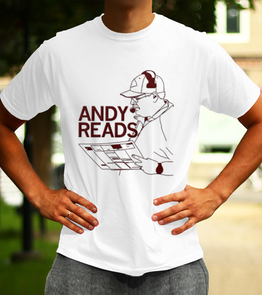 Andy Reads Kansas City Chiefs Coach Andy Reid T-Shirt