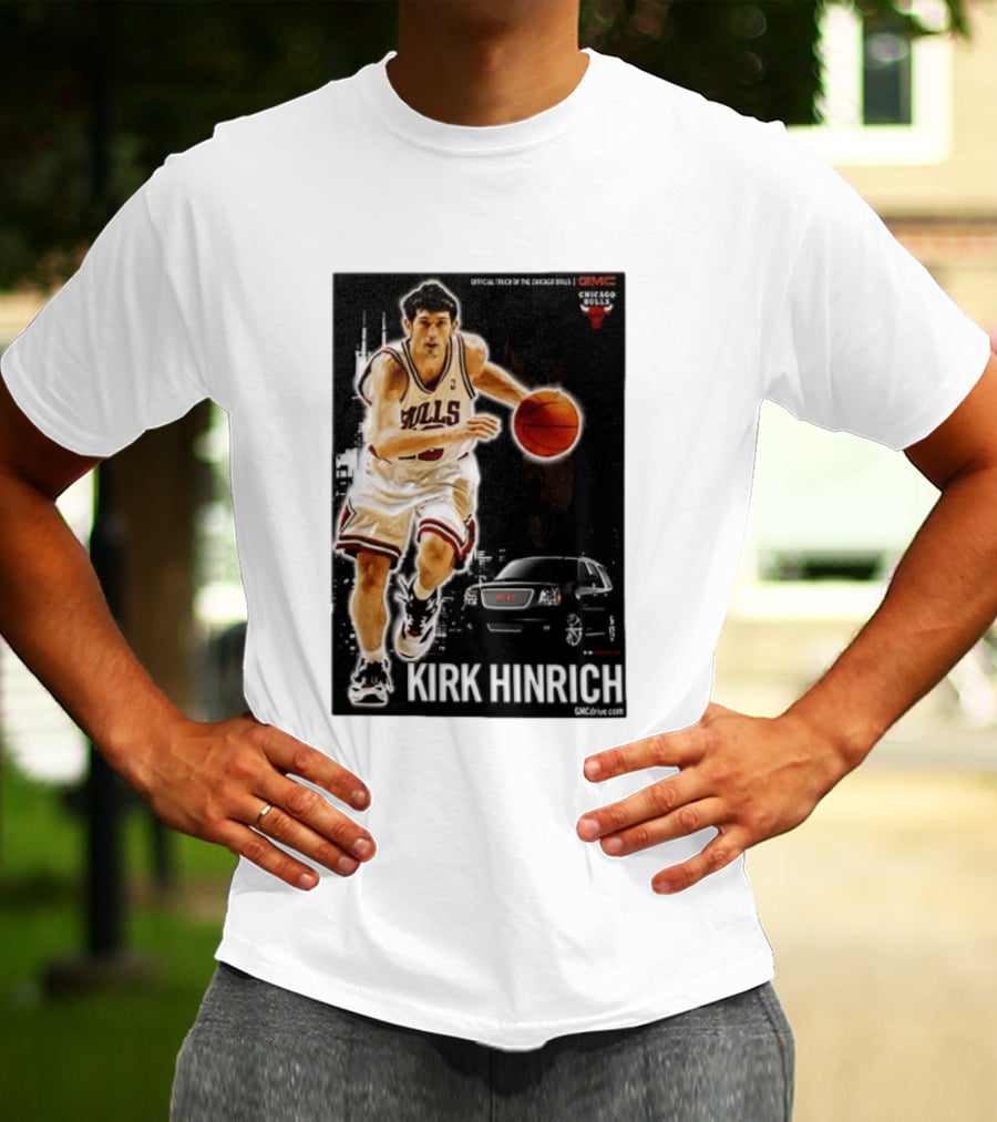 Kirk Hinrich Chicago Bulls GMC Basketball Action T-Shirt
