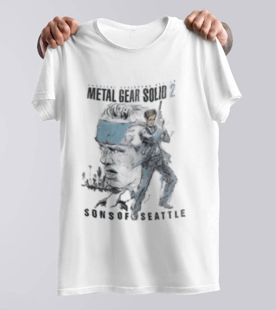 Metal Gear Solid 2 Tactical Espionage Action Sons Of Seattle Kelsey Grammer David Hyde Pierce T-Shirt