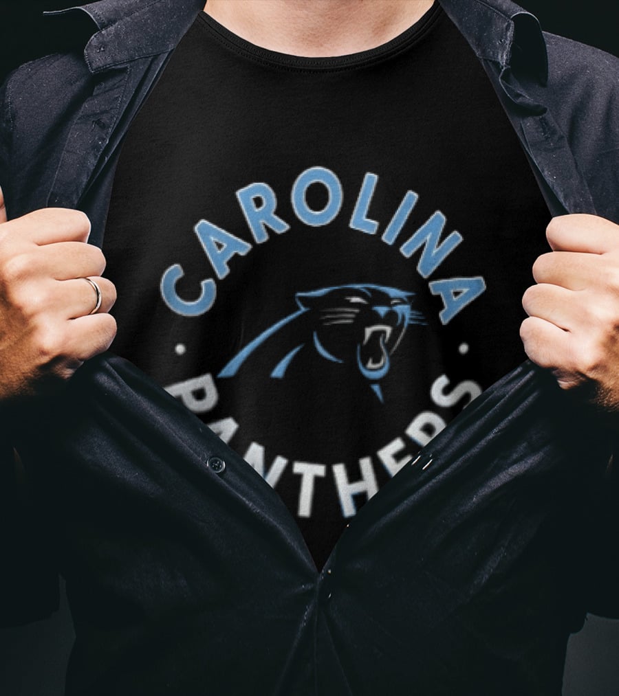 Carolina Panthers Team Spirit Feline T-Shirt