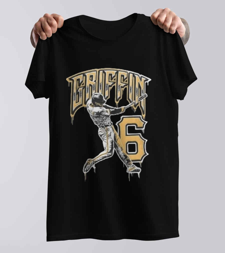 Konnor Griffin 6 Pittsburgh Pirates 2026 City Connect Baseball Player T-Shirt