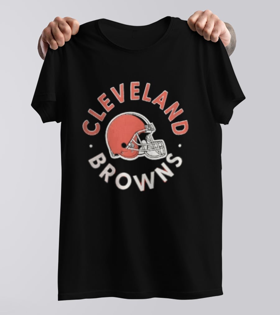 Cleveland Browns Football Helmet Team Fan T-Shirt