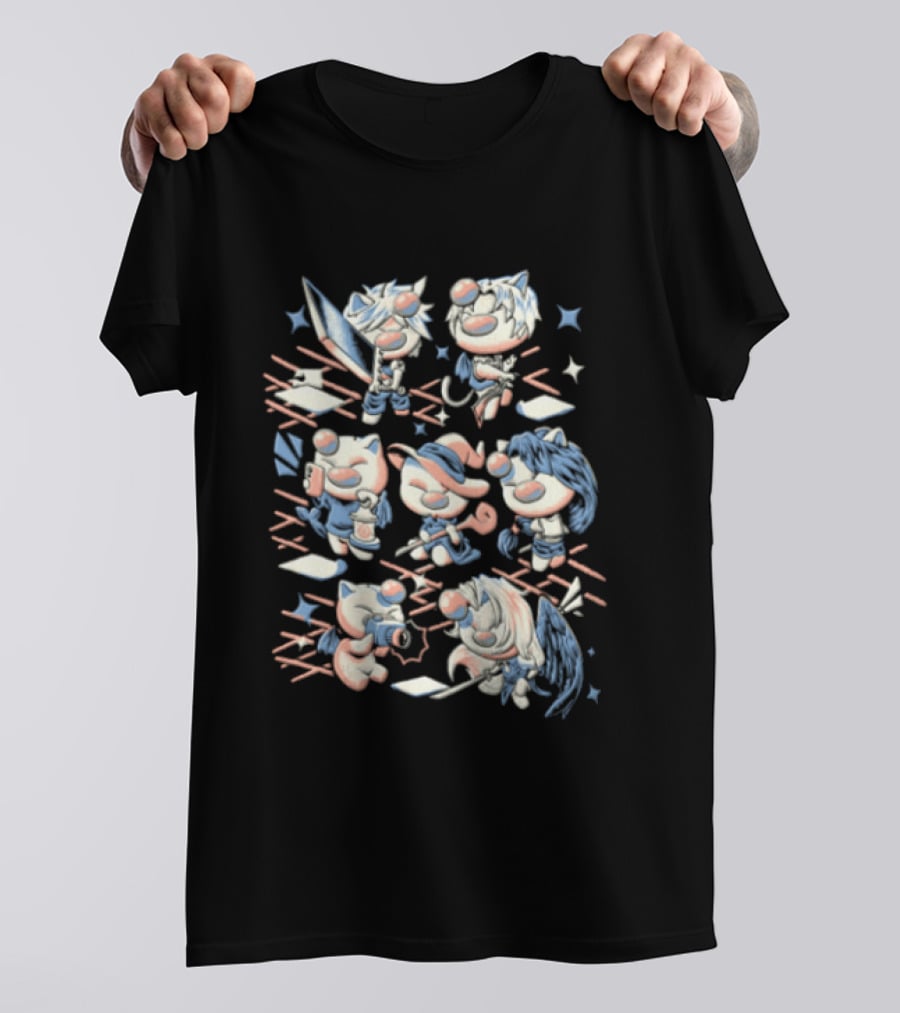 Final Fantasy Cosplay Contest Kupo Mog Moogle Characters T-Shirt