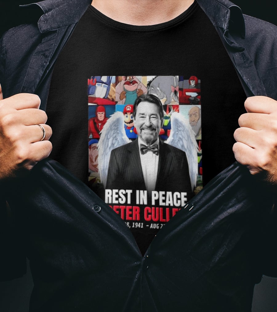 Rest In Peace Peter Cullen 1941 2026 Optimus Prime Mario Eeyore Memorial T-Shirt