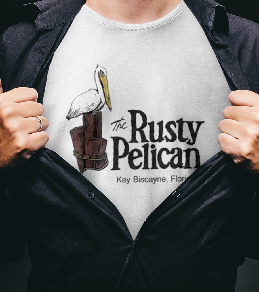The Rusty Pelican Key Biscayne Florida Cody John T-Shirt