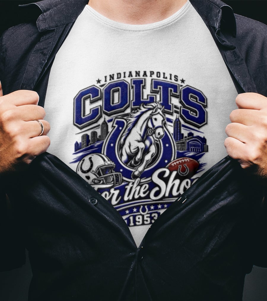 Indianapolis Colts For The Shoe 1953 Retro Football Team Spirit T-Shirt