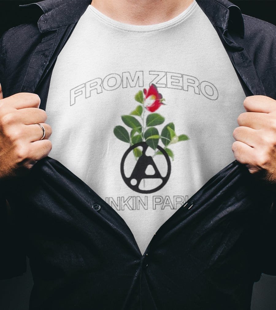 Linkin Park From Zero Floral Makoto Azuma Camellia 2026 Collaboration T-Shirt