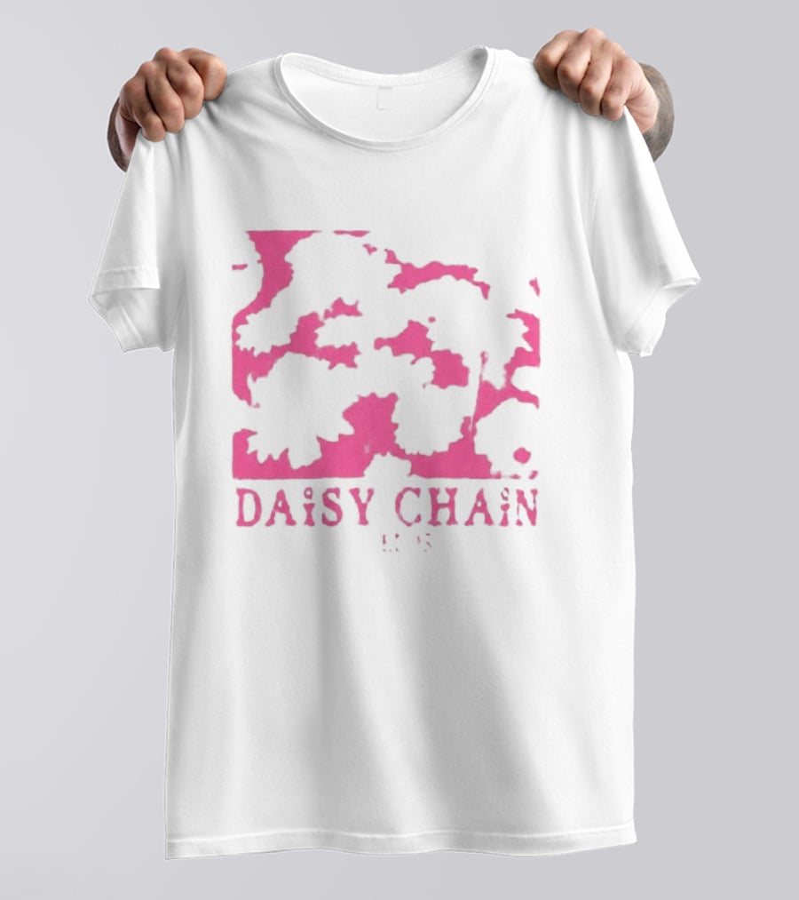 Olivia Rodrigo Daisy Chain Pink Distressed T-Shirt