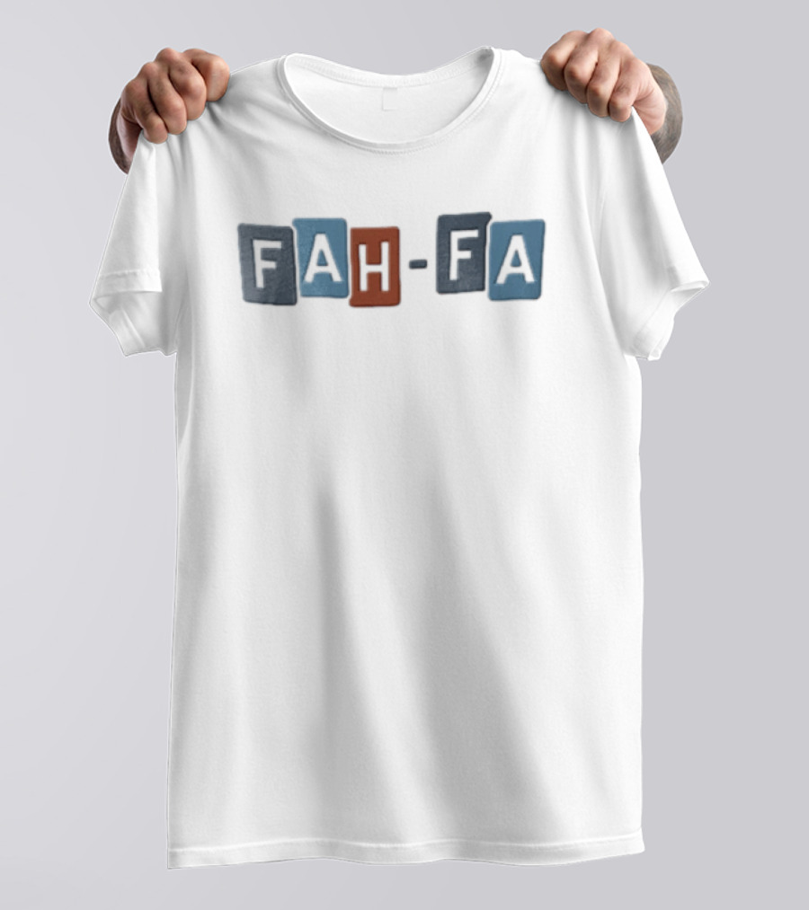 The Audacity Fah Fa Series Block Style Retro Tiles T-Shirt