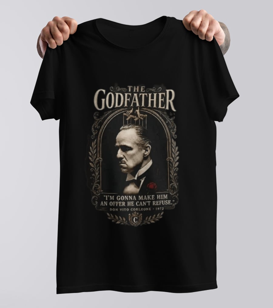 The Godfather I'm Gonna Make Him An Offer He Can't Refuse Don Vito Corleone 1972 T-Shirt