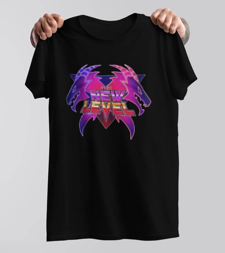 The New Level Dual Dragon Emblem Level Up T-Shirt