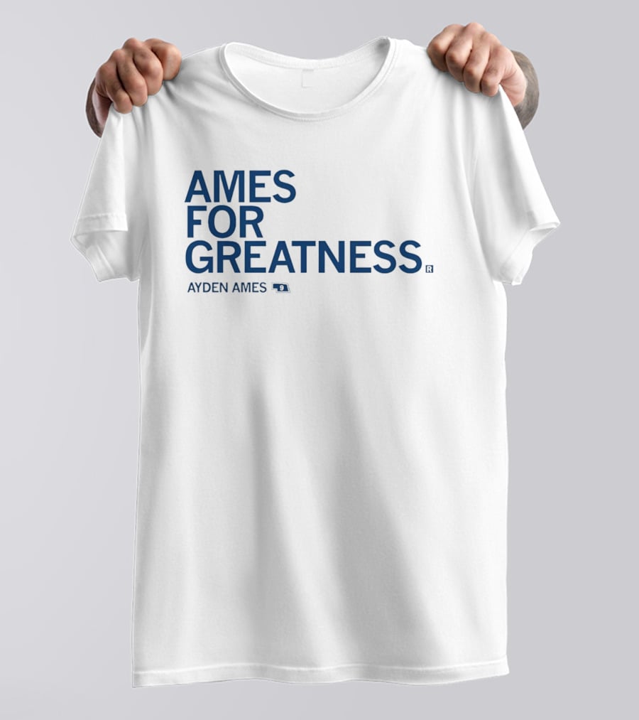 Ames For Greatness Ayden Ames Creighton Bluejays Number 9 T-Shirt