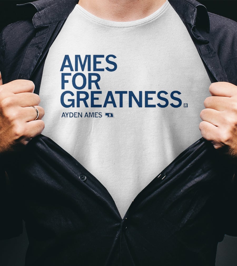Ames For Greatness Ayden Ames Creighton Bluejays Number 9 T-Shirt