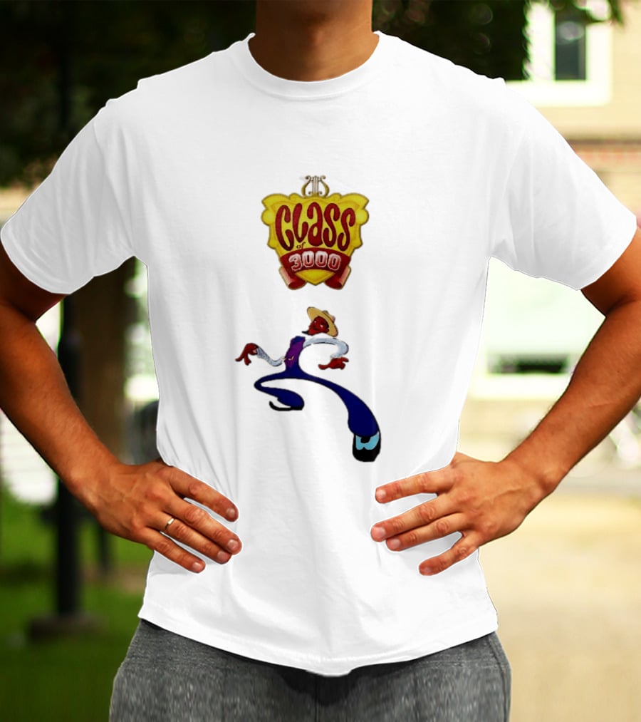 Class Of 3000 Cartoon 2015 Posing Straw Hat Vest T-Shirt