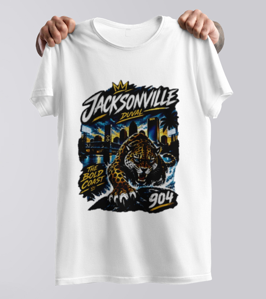 Jacksonville Duval 904 The Bold Coast T-Shirt