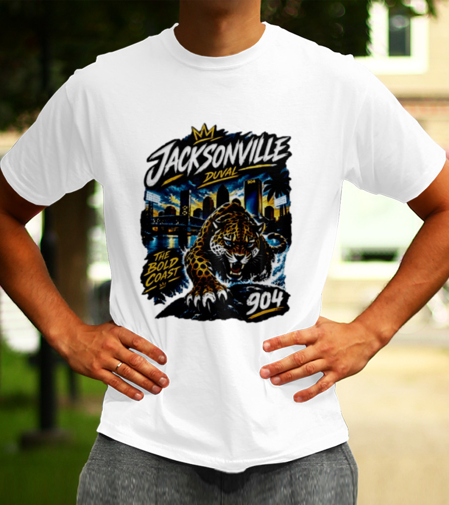 Jacksonville Duval 904 The Bold Coast T-Shirt