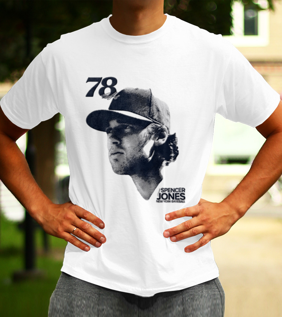 Spencer Jones No 78 New York Yankees MLB Lineage Series T-Shirt