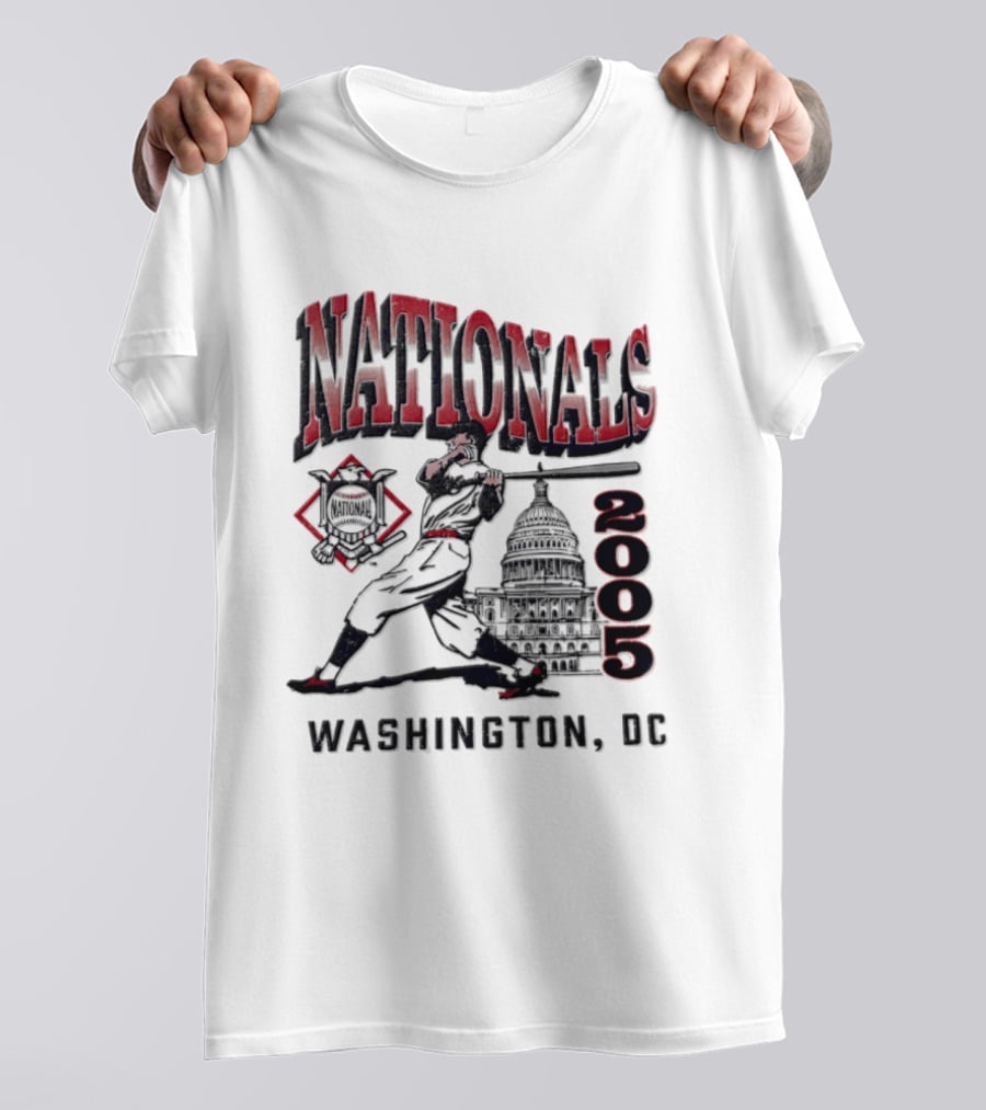 Washington Nationals 2005 Washington DC Baseball T-Shirt