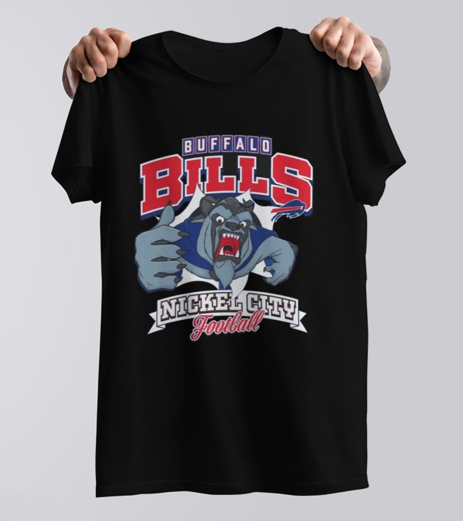 Buffalo Bills Nickel City Football Disney Beast T-Shirt