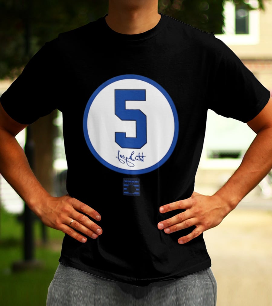 George Brett Number 5 Kansas City Royals MLB Signature Edition T-Shirt