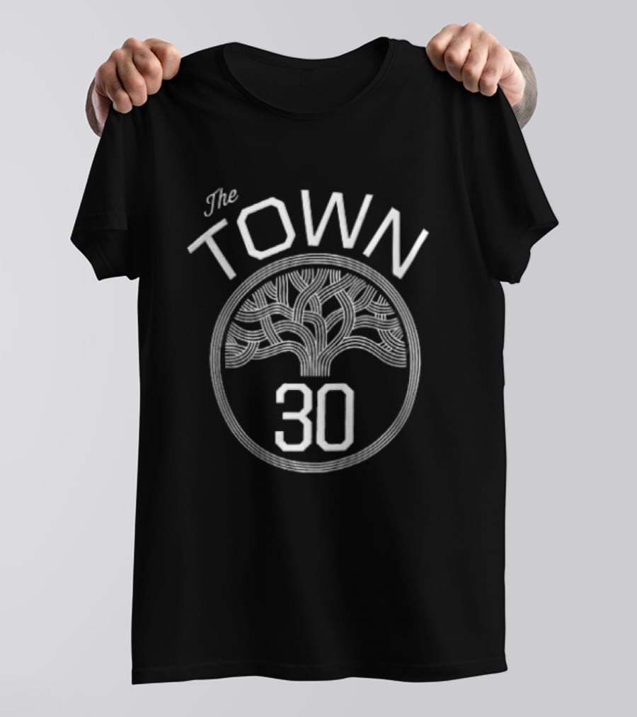 Golden State Warriors The Town 30 Stephen Curry Stylized Tree T-Shirt
