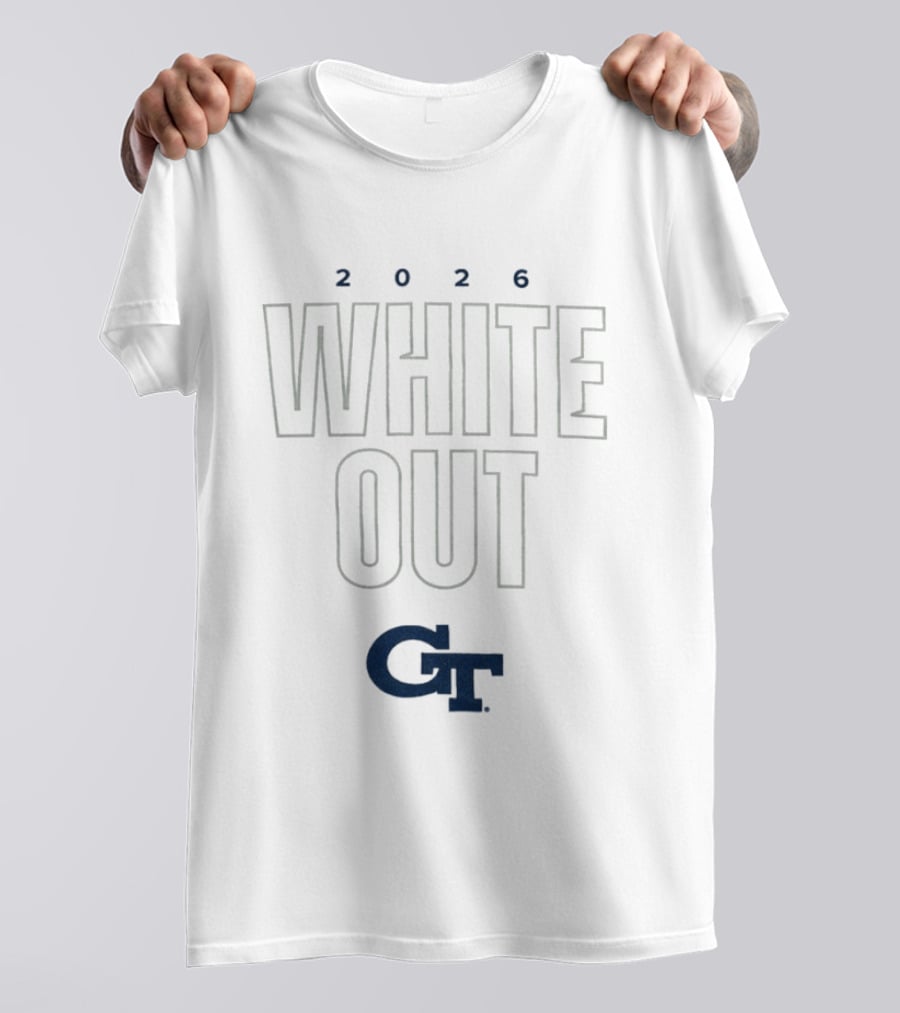 2026 White Out GT Football Event T-Shirt