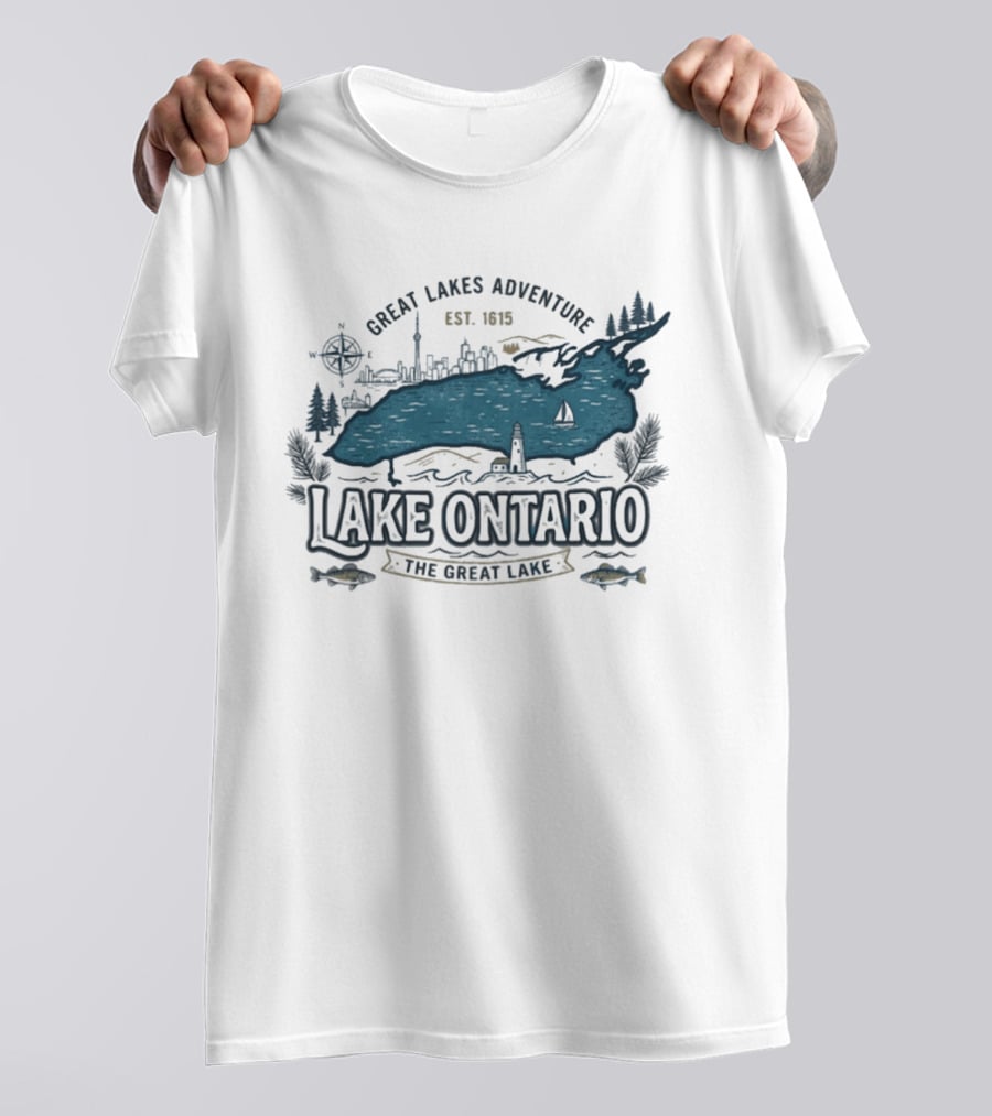 Great Lakes Adventure Lake Ontario The Great Lake Est. 1913 T-Shirt