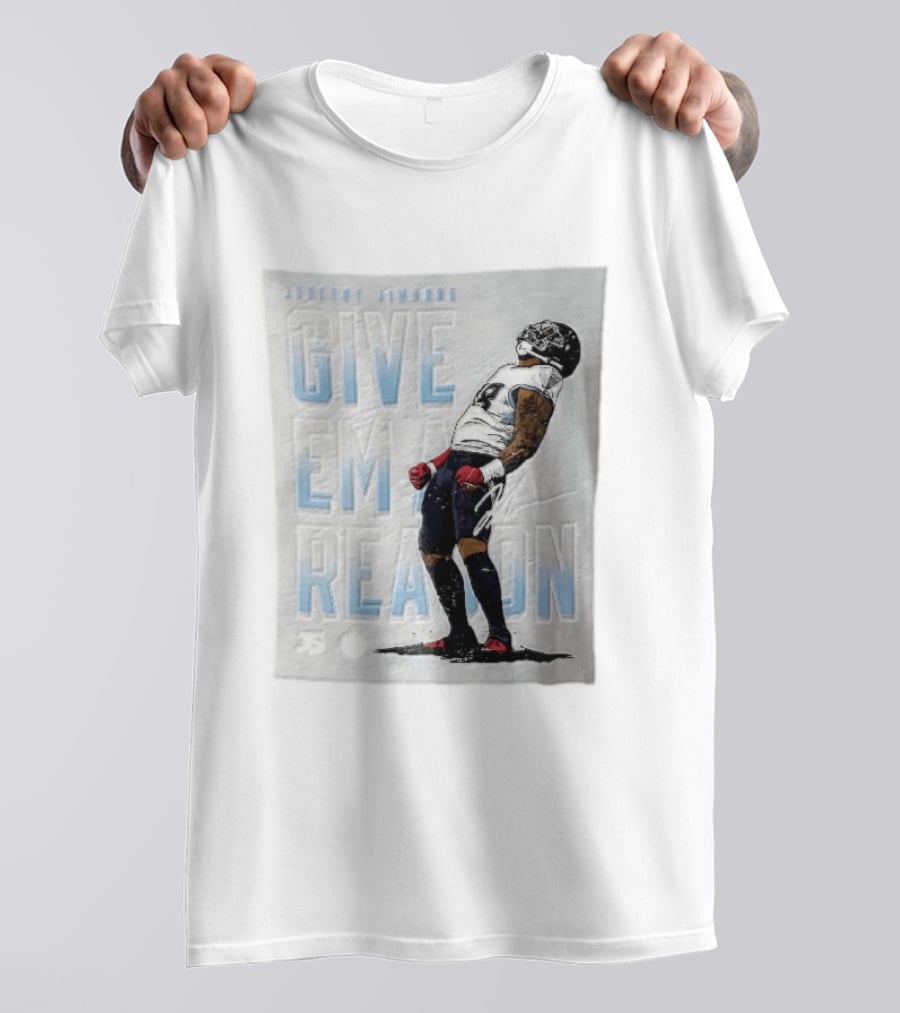 Tennessee Titans Give Em A Reason Jeffery Simmons 98 Flexing T-Shirt