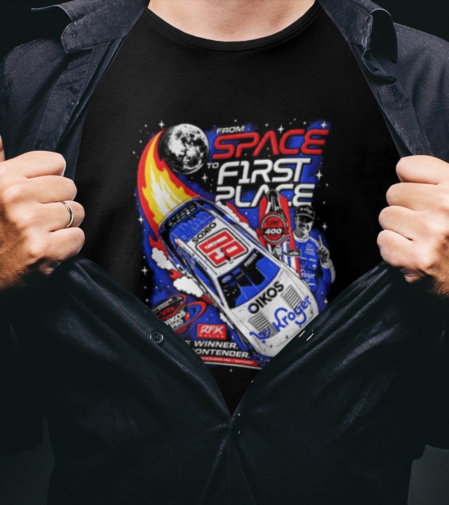 Ryan Preece Space To First Kroger RFK Racing 09 T-Shirt