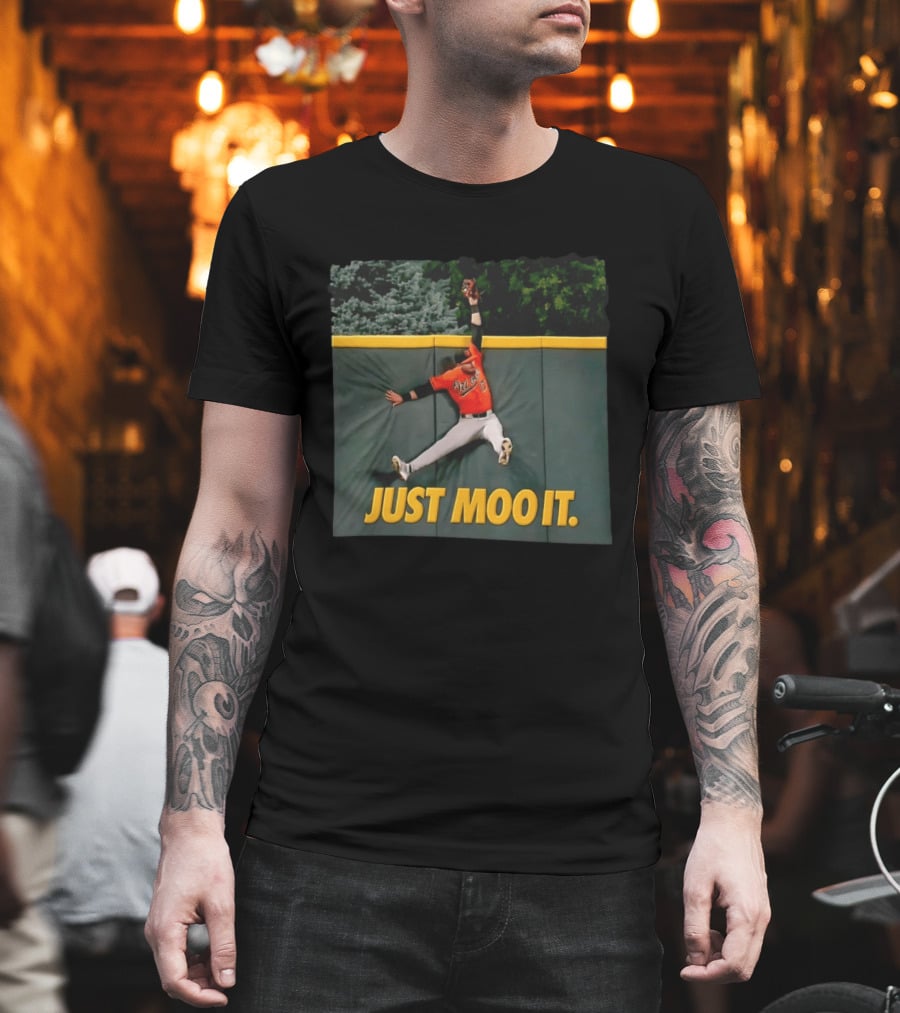 Just Moo It The Catch Baltimore Orioles Colton Cowser Baseball 2026 T-Shirt