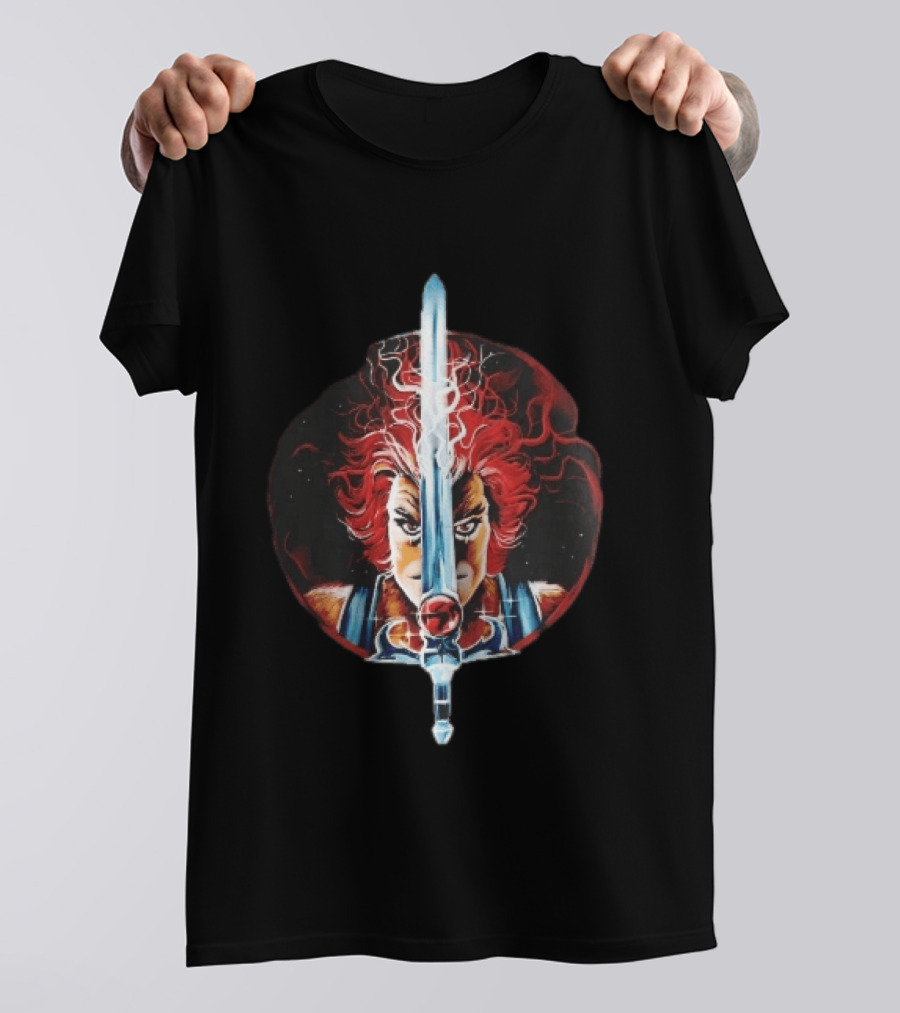 Lion O Thundercats Sword Of Omens Fiery Red Mane T-Shirt