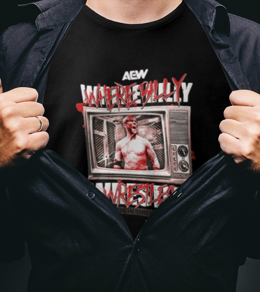 AEW Where Billy Wrestles Onamonhebluvelv T-Shirt