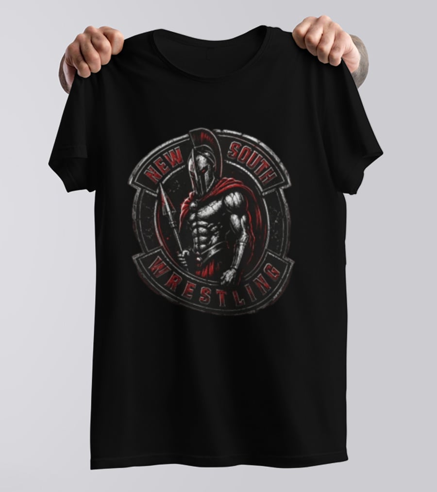 New South Wrestling Spartan Warrior T-Shirt