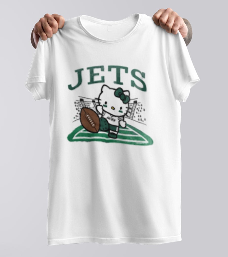 Hello Kitty Jets Football T-Shirt