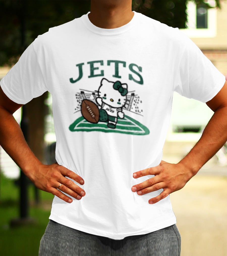 Hello Kitty Jets Football T-Shirt