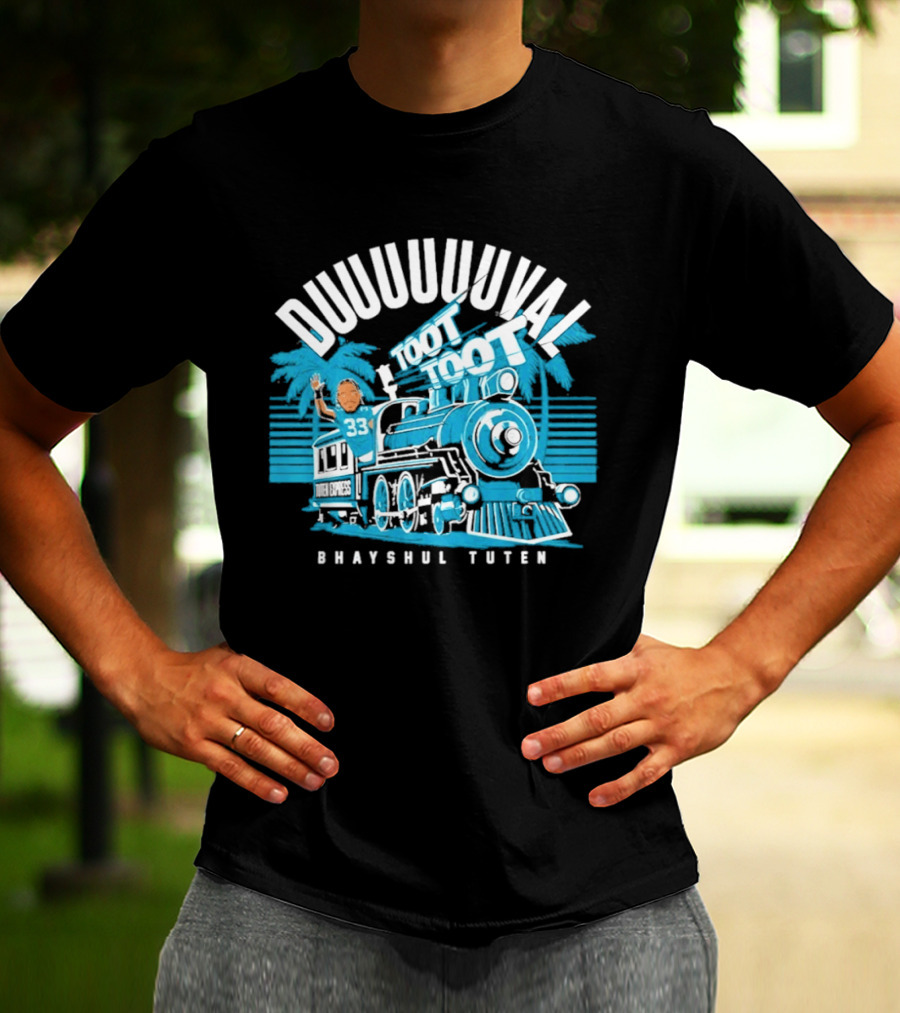 Duuuuuuuval Toot Toot Train Bhayshul Tuten 33 Jacksonville T-Shirt