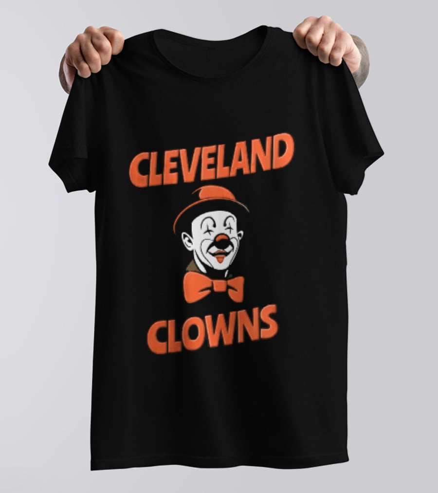 Cleveland Clowns Red Hat Bowtie T-Shirt