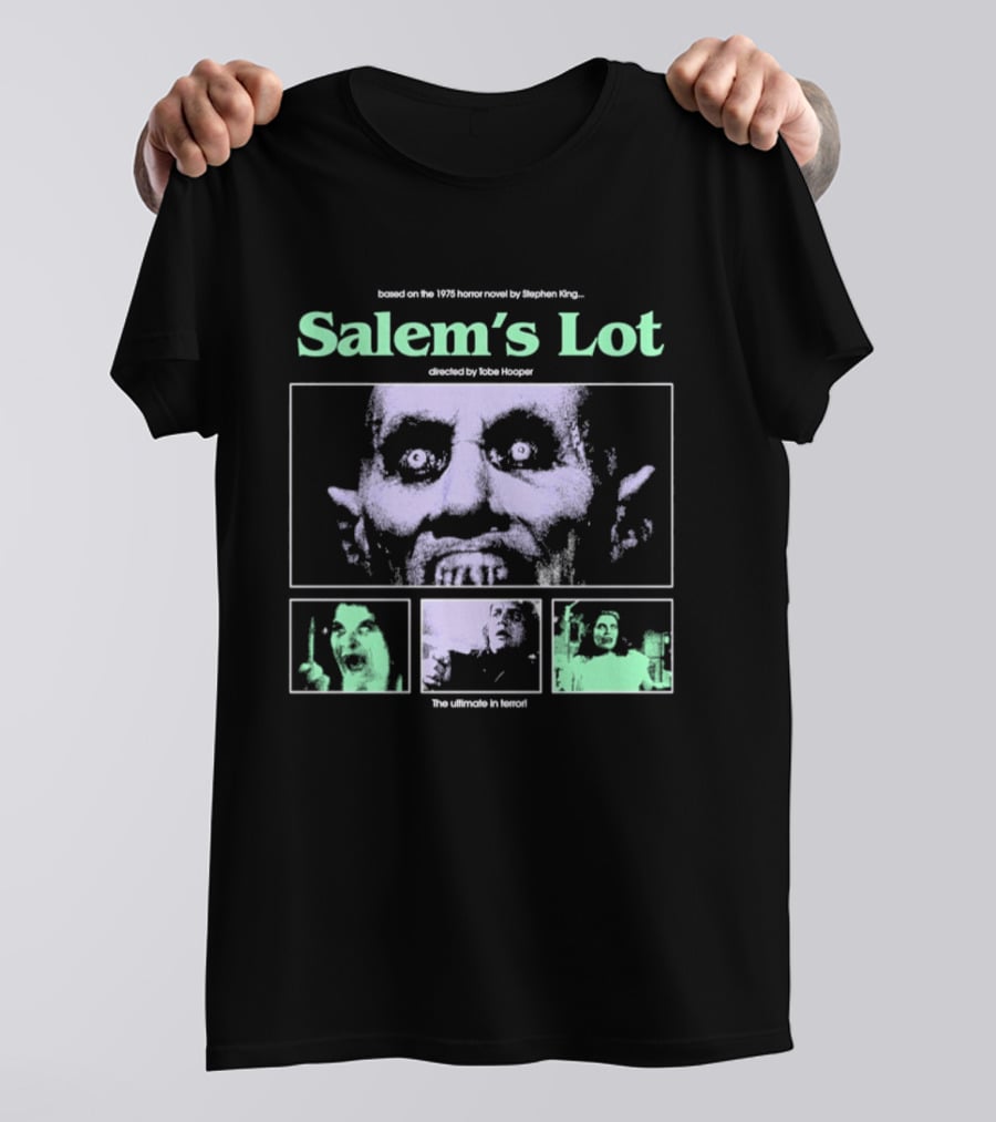 Based On The 1975 Horror Novel By Stephen King Salem's Lot Directed By Tobe Hooper The Ultimate In Terror T-Shirt