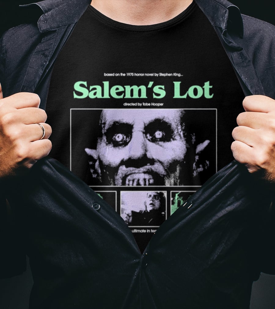 Based On The 1975 Horror Novel By Stephen King Salem's Lot Directed By Tobe Hooper The Ultimate In Terror T-Shirt