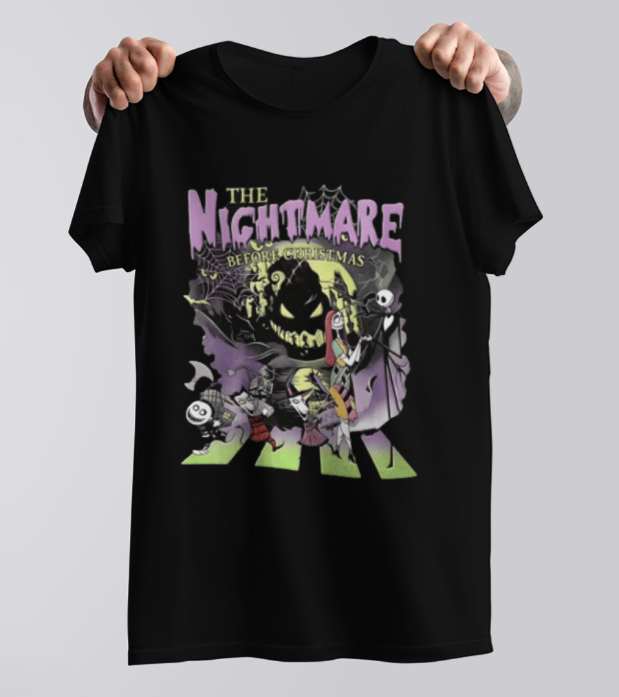 The Nightmare Before Christmas Abbey Road Halloween T-Shirt