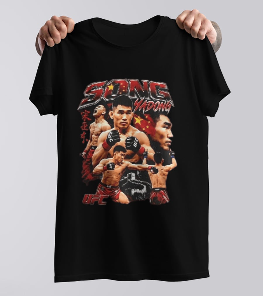 UFC Song Yadong Chinese Martial Arts Fighter Action T-Shirt