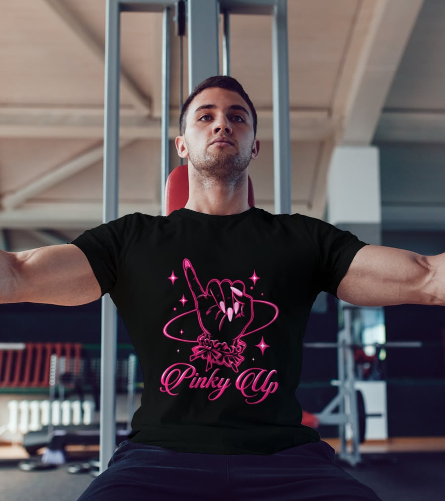 Wildworld Tour 2026 Pinky Up Hand Gesture Sparkling T-Shirt