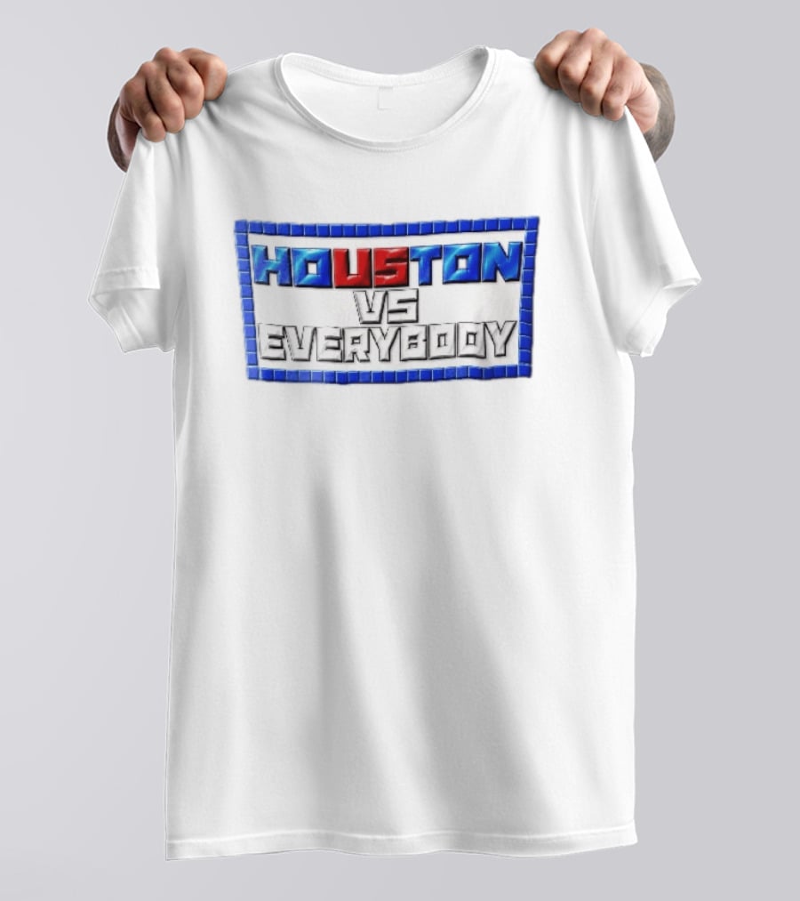 Houston VS Everybody Pixel Border T-Shirt