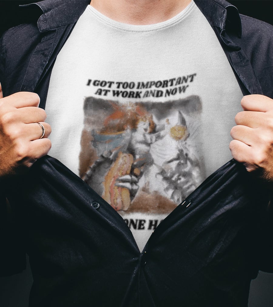 I Got Too Important At Work And Now Everyone Hates Me Surreal Monster T-Shirt