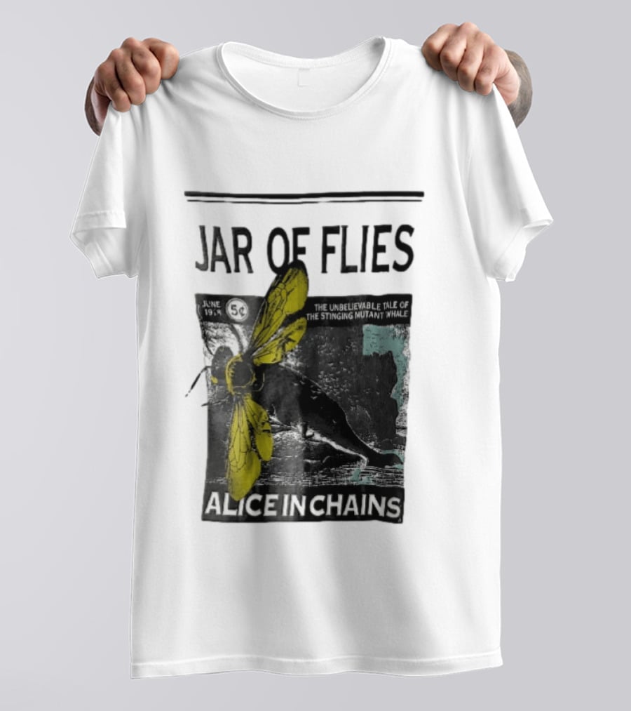 Jar Of Flies Alice In Chains Stinging Mutant Whale Tale June 1994 T-Shirt