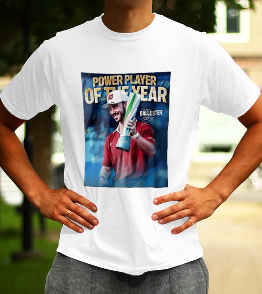 Power Player Of The Year Josele Ballester Champions Trophy Sports Celebration T-Shirt