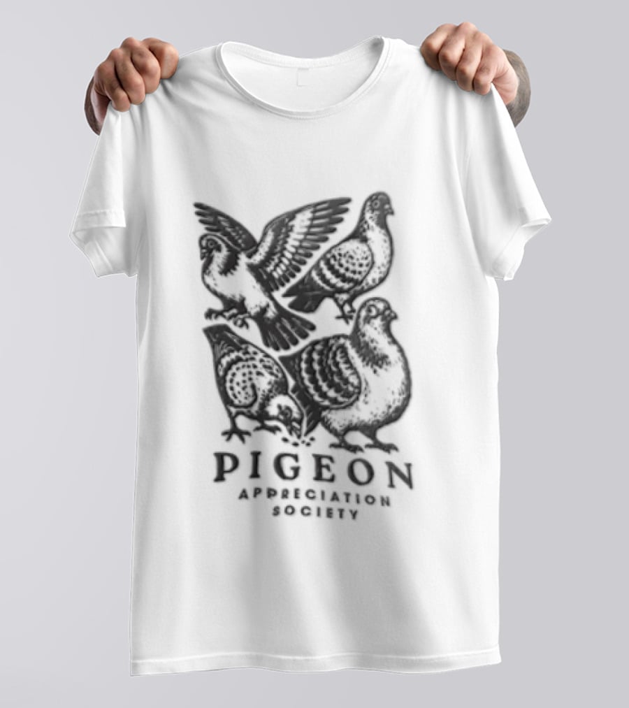 Pigeon Appreciation Society Vintage Bird Enthusiast Collective T-Shirt