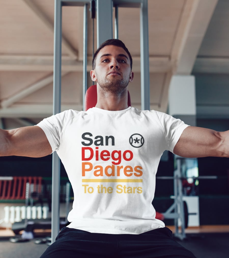 San Diego Padres To The Stars Retro Baseball T-Shirt