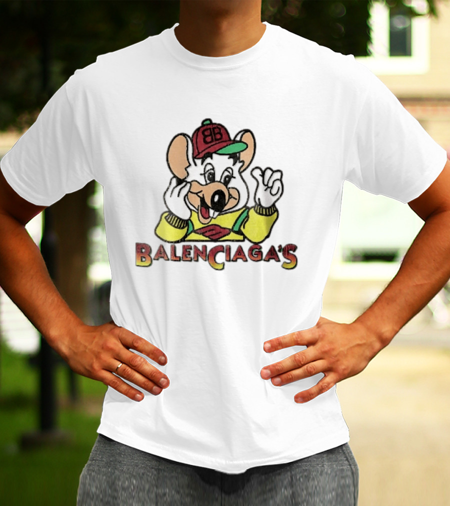 Balenciagas BB Mouse Cap Distressed T-Shirt